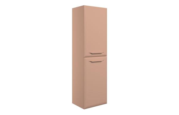 Stafford 400mm Wall Hung 2 Door Midi Boy Unit - Matt Apricot